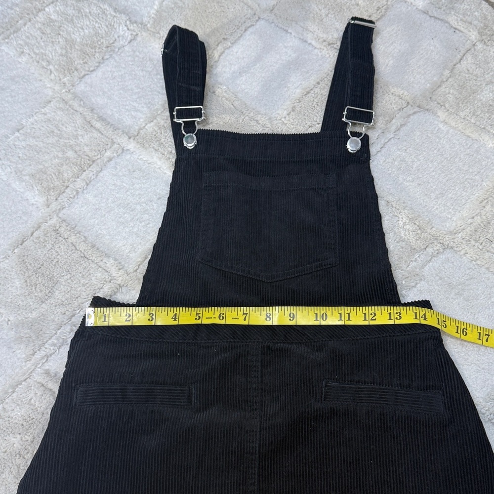 Divided H&M Black Corduroy Overall Dress - Picture 9 of 10